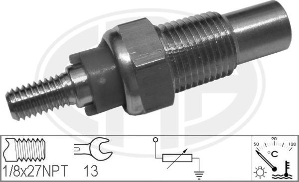 ERA 330101 - Devējs, Dzesēšanas šķidruma temperatūra www.autospares.lv