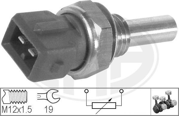 ERA 330116 - Датчик, температура охлаждающей жидкости www.autospares.lv