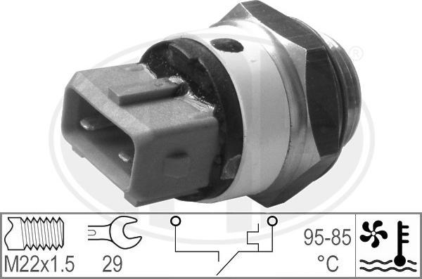 ERA 330180 - Termoslēdzis, Radiatora ventilators www.autospares.lv