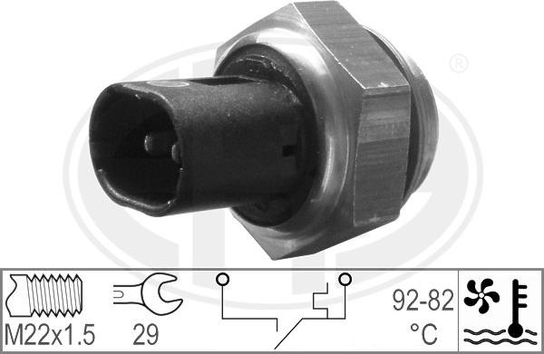 ERA 330181 - Termoslēdzis, Radiatora ventilators www.autospares.lv