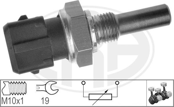 ERA 330136 - Devējs, Dzesēšanas šķidruma temperatūra www.autospares.lv