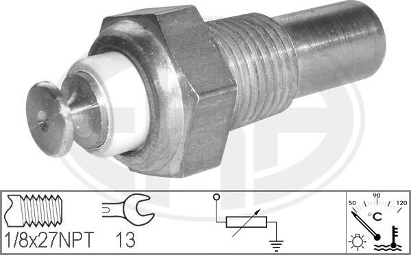 ERA 330126 - Devējs, Dzesēšanas šķidruma temperatūra www.autospares.lv