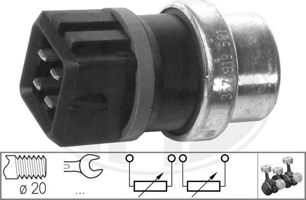 ERA 330128 - Датчик, температура охлаждающей жидкости www.autospares.lv