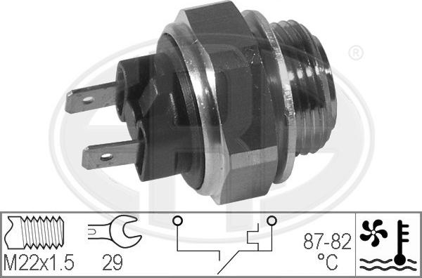 ERA 330170 - Temperature Switch, radiator / air conditioner fan www.autospares.lv