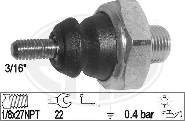 ERA 330894 - Devējs, Eļļas spiediens www.autospares.lv