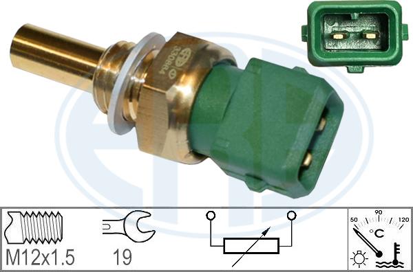 ERA 330864 - Devējs, Dzesēšanas šķidruma temperatūra www.autospares.lv