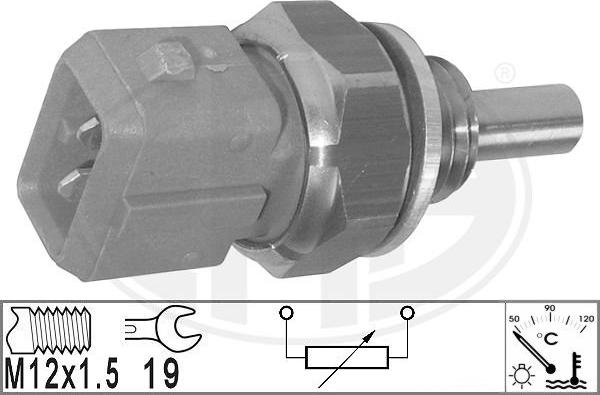 ERA 330818 - Devējs, Dzesēšanas šķidruma temperatūra www.autospares.lv