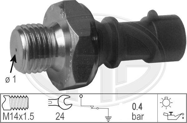 ERA 330365 - Devējs, Eļļas spiediens autospares.lv