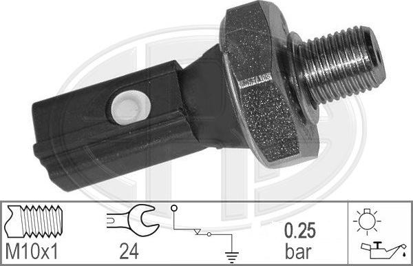 ERA 330318 - Devējs, Eļļas spiediens www.autospares.lv