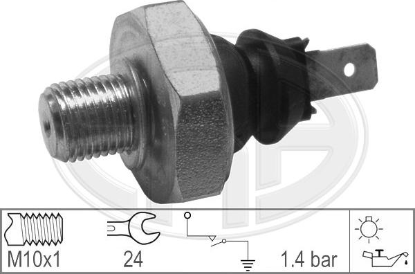 ERA 330322 - Devējs, Eļļas spiediens www.autospares.lv