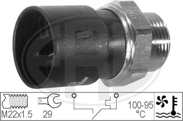 ERA 330298 - Termoslēdzis, Radiatora ventilators www.autospares.lv