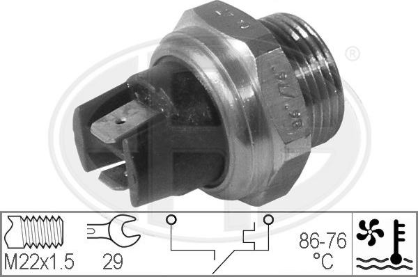 ERA 330292 - Temperature Switch, radiator / air conditioner fan www.autospares.lv