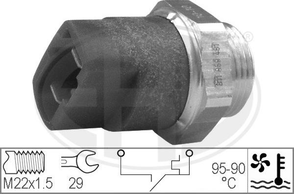 ERA 330297 - Termoslēdzis, Radiatora ventilators www.autospares.lv