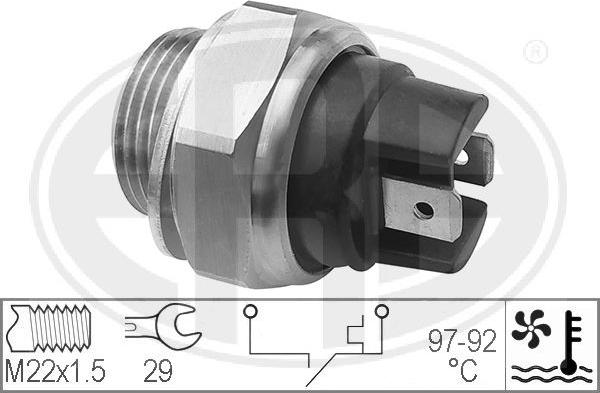 ERA 330269 - Termoslēdzis, Radiatora ventilators www.autospares.lv