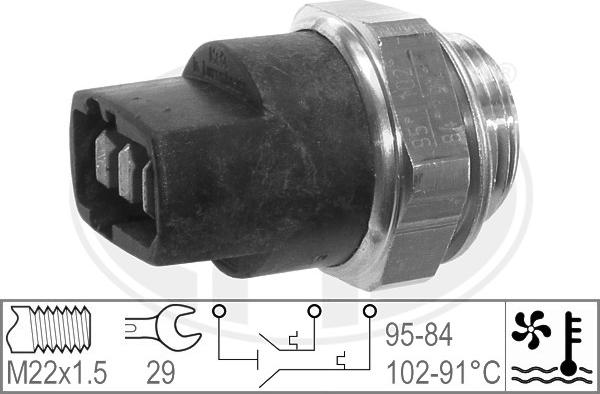 ERA 330268 - Temperature Switch, radiator / air conditioner fan www.autospares.lv