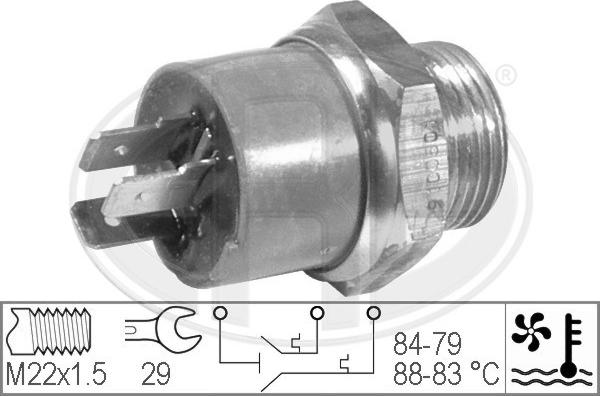 ERA 330267 - Temperature Switch, radiator / air conditioner fan www.autospares.lv