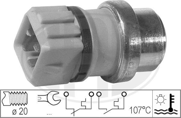 ERA 330288 - Devējs, Dzesēšanas šķidruma temperatūra www.autospares.lv