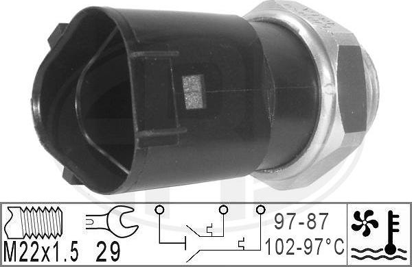 ERA 330230 - Temperature Switch, radiator / air conditioner fan www.autospares.lv