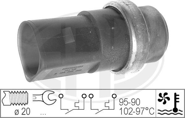 ERA 330231 - Termoslēdzis, Radiatora ventilators www.autospares.lv