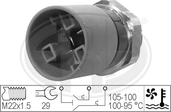 ERA 330226 - Termoslēdzis, Radiatora ventilators www.autospares.lv