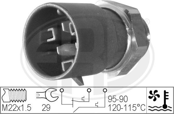 ERA 330223 - Termoslēdzis, Radiatora ventilators www.autospares.lv