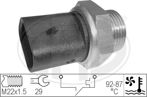 ERA 330273 - Termoslēdzis, Radiatora ventilators www.autospares.lv