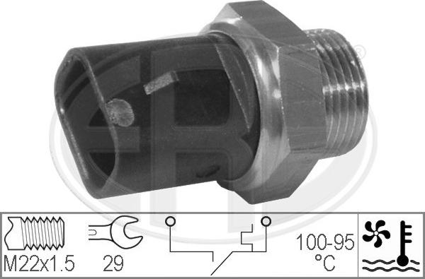 ERA 330277 - Termoslēdzis, Radiatora ventilators www.autospares.lv