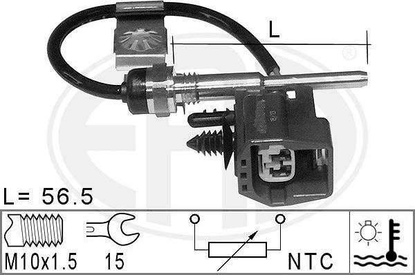 ERA 330792 - Devējs, Dzesēšanas šķidruma temperatūra www.autospares.lv