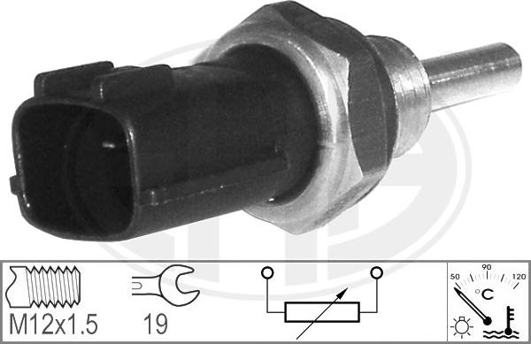 ERA 330759 - Devējs, Dzesēšanas šķidruma temperatūra www.autospares.lv