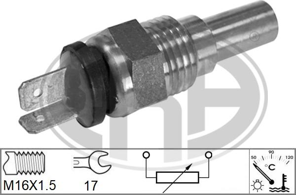 ERA 331057 - Devējs, Dzesēšanas šķidruma temperatūra www.autospares.lv