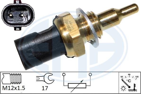 ERA 331063 - Devējs, Dzesēšanas šķidruma temperatūra www.autospares.lv