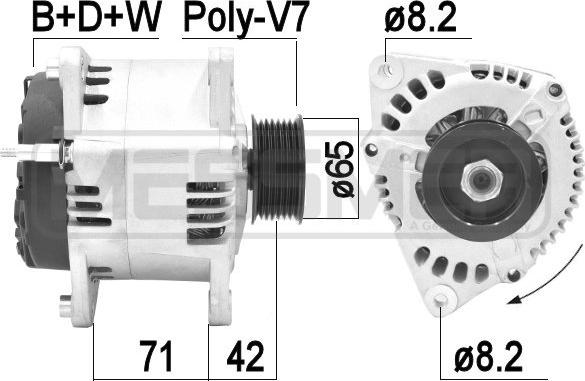 ERA 209415A - Ģenerators www.autospares.lv