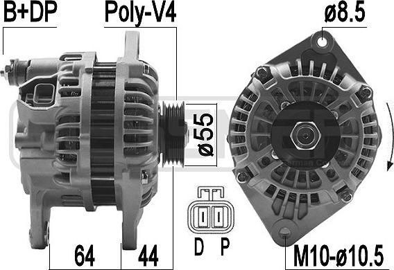 ERA 209487A - Ģenerators www.autospares.lv