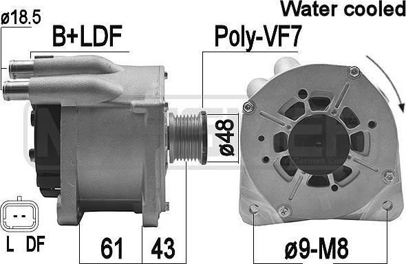 ERA 209420A - Alternator www.autospares.lv