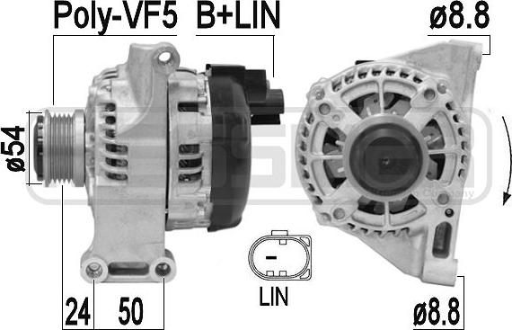 ERA 209428 - Генератор www.autospares.lv