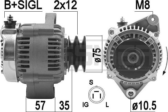 ERA 209474A - Ģenerators www.autospares.lv