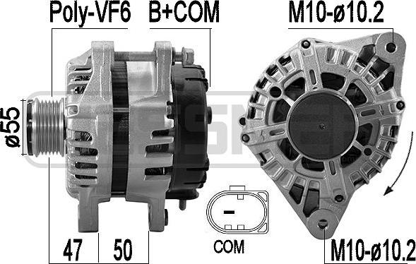 ERA 209598 - Alternator www.autospares.lv