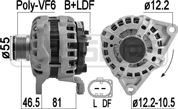 ERA 209558A - Ģenerators autospares.lv