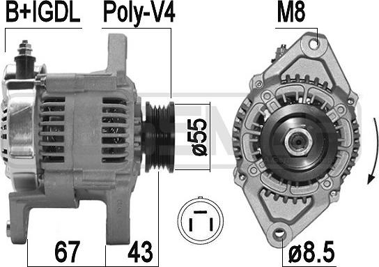 ERA 209508A - Ģenerators autospares.lv