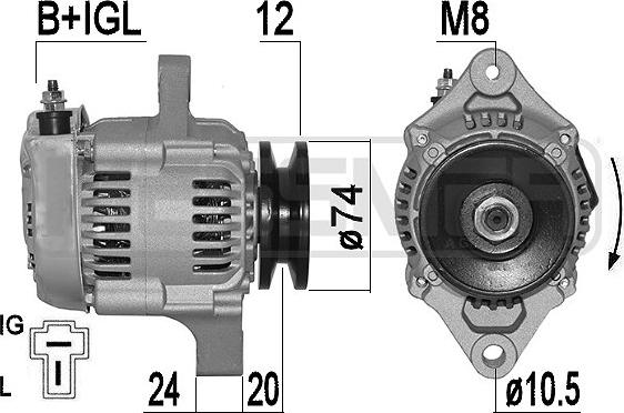 ERA 209513A - Ģenerators autospares.lv