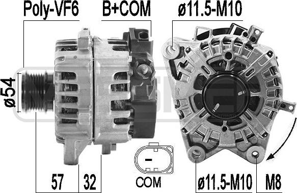 ERA 209584 - Ģenerators www.autospares.lv