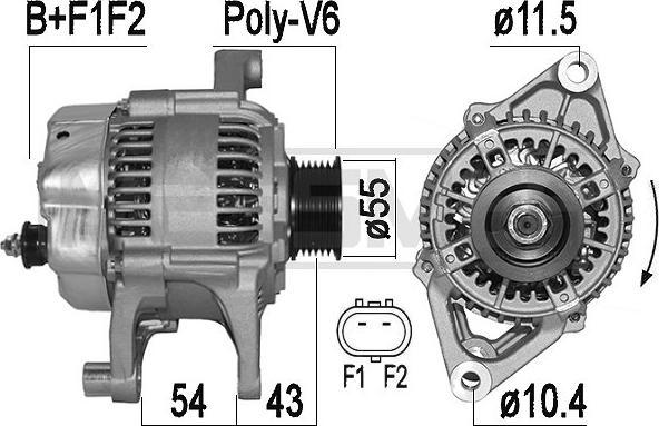 ERA 209530A - Ģenerators www.autospares.lv