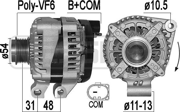 ERA 209529A - Ģenerators www.autospares.lv