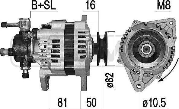 ERA 209523A - Ģenerators www.autospares.lv