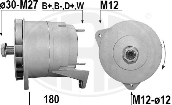 ERA 209659 - Ģenerators www.autospares.lv