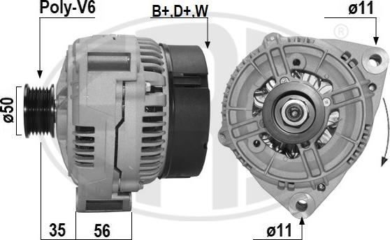 ERA 209664A - Alternator www.autospares.lv