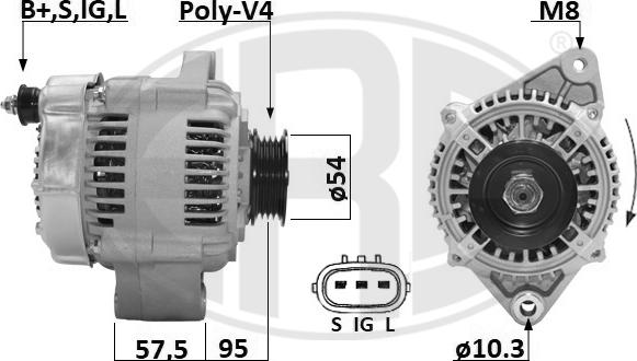 ERA 209662A - Ģenerators autospares.lv