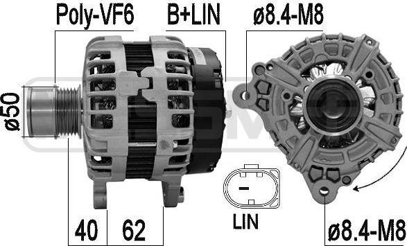 ERA 209614 - Ģenerators www.autospares.lv