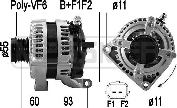 ERA 209612A - Генератор www.autospares.lv