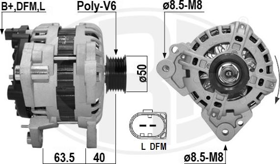 ERA 209639A - Ģenerators autospares.lv